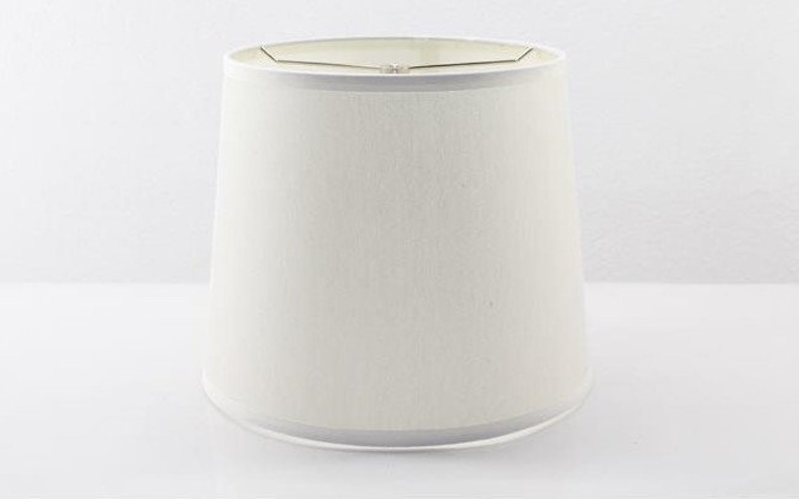 10 Inch White Fabric Lamp Shade Suitable for Lamp Harps or Etsy