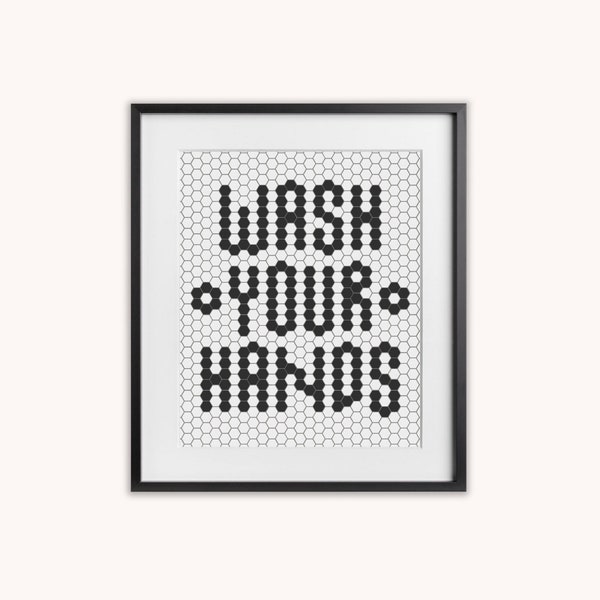 Bathroom Wall Words - Etsy