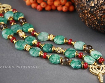 Agate bracelet, Green stone jewelry, Agate jewelry, Gemstone bracelet, Statement bracelet, Statement Jewelry, Wide Bracelet, Gifts for women