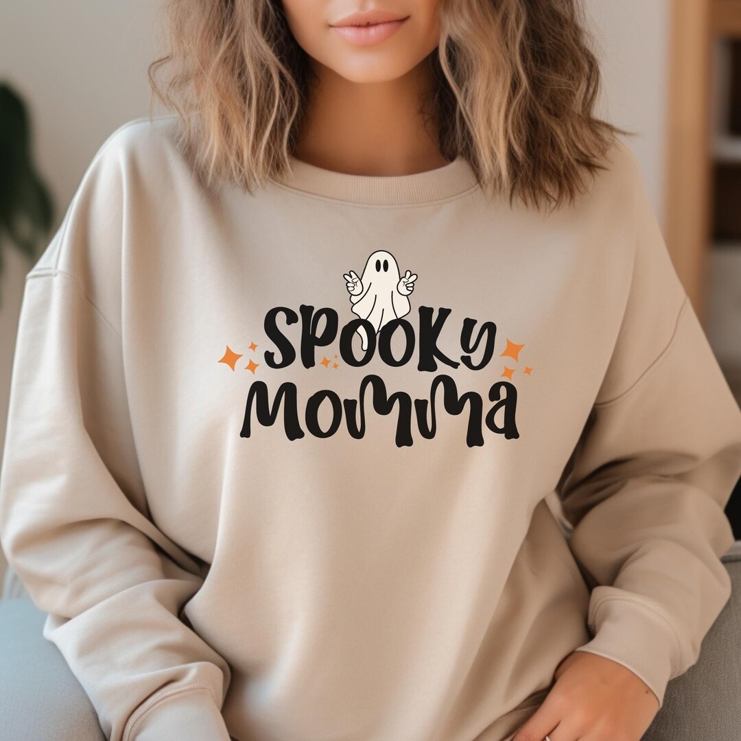 Spooky Momma Sweater Halloween Sweater Spooky Momma Sweatshirt - Etsy