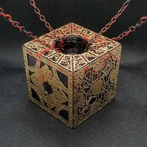 Hellraiser Puzzle Box Lament Functional Configuration Pinhead Chatterer Solid Box/Chains