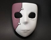 Sally Face Prosthetic Mask Cosplay Costume Prosthesis Air Brushed Hand Painted