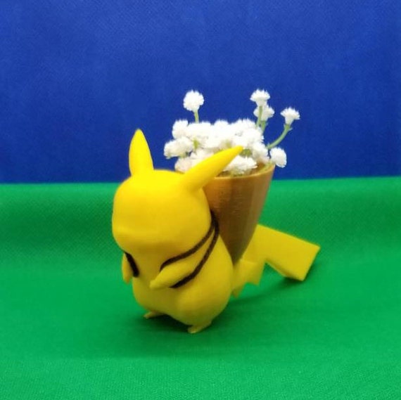Pikachu Pokemon Valentines Hanging Planter eevee vase Pokemon Cards Vase Succulent Planter Office Decor Bulbasaur Planter Succulent Pot