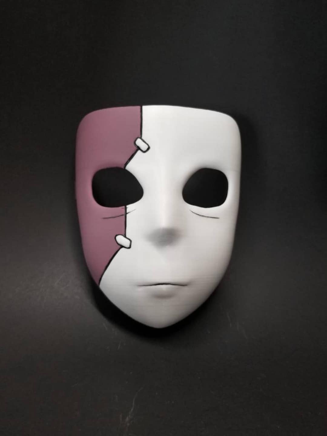 Sally Face Prosthetic Mask Cosplay Costume Prosthesis Air Brushed Hand