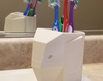 Elefant Zahnbürstenhalter Zahnpastahalter Badezimmer Stiftehalter Kinder Badezimmer Rasiererhalter Badezimmerveranstalter Badezimmertasse