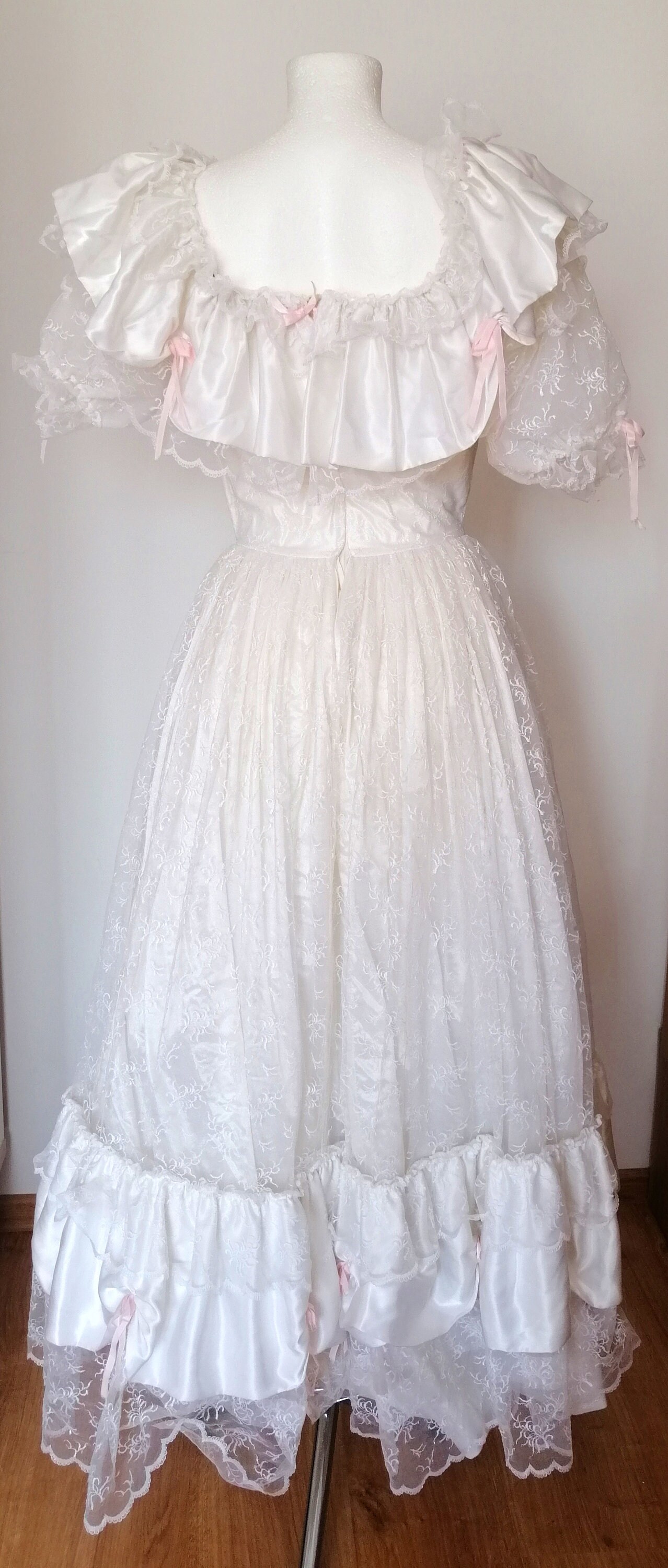 Vintage 90s Wedding Gown Ball Gown Prom Dress Princess Etsy