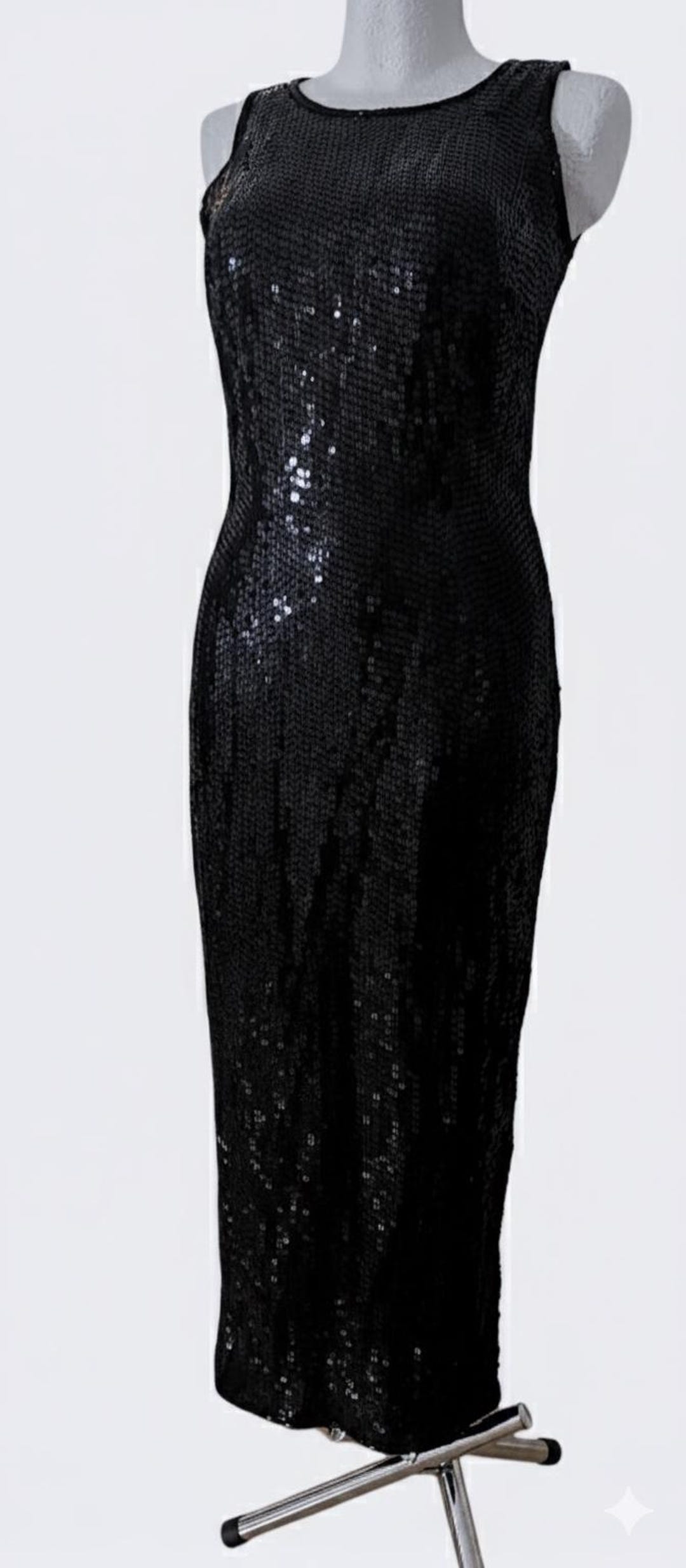 black sparkly maxi dress Nair Sequin – Lace & Beads H/0002 Black Dresser With Natural Size:Size 6