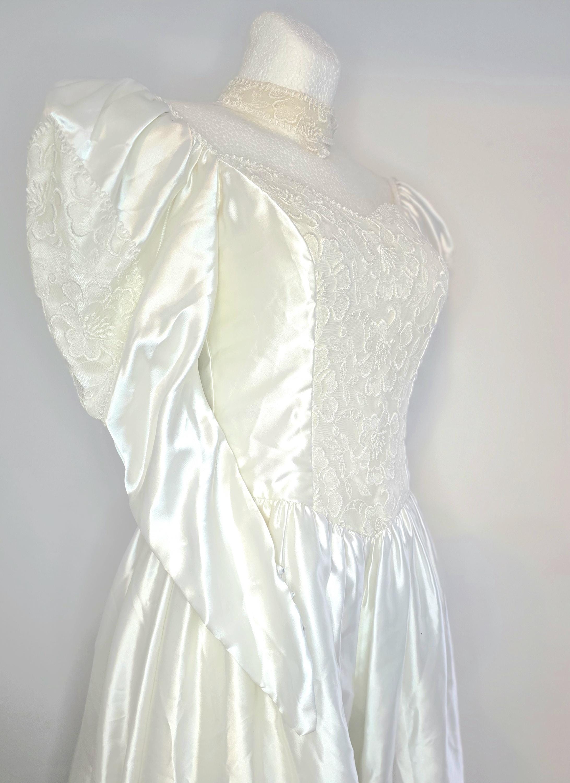 90s Wedding Gown - Etsy