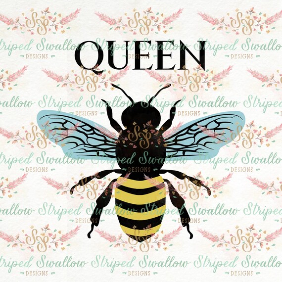 Download Queen Bee Svg Layered Digital Cut File Etsy