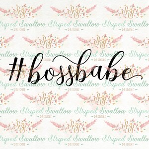 Boss Babe SVG Digital Cut File