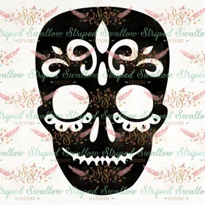 Sugar Skull SVG Digital Cut File