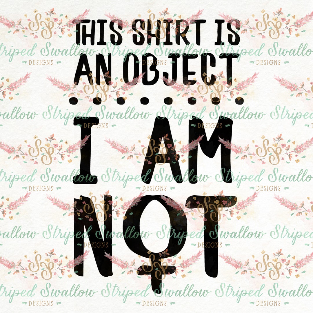 Not an Object Digital Cut File - Etsy