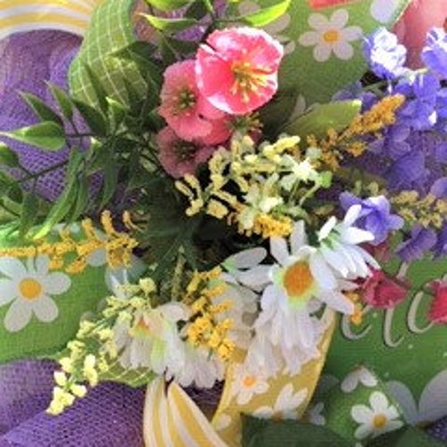 Spring Wreath Summer Wreath Spring Wreath for Front shops Door Summer Wreath for front door Spring Decor Summer Decor Welcome Wreath Mother's Day