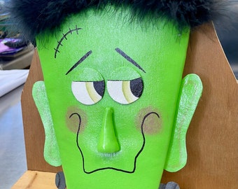 Frankenstein attachment, Halloween  Attachment, Frankenstein Wreath Attachment, Wreath decoration, Halloween decor, Halloween wreath