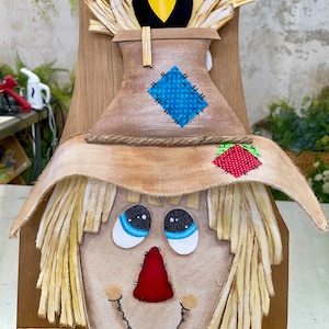 Scarecrow , scarecrow Wreath Attachment, fall Wreath Attachment, Wreath decoration