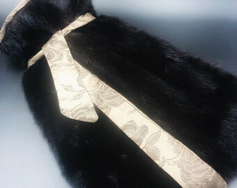 Luxury Hot Water Bottle Cover, Made from Real Up-Cycled Mink Fur