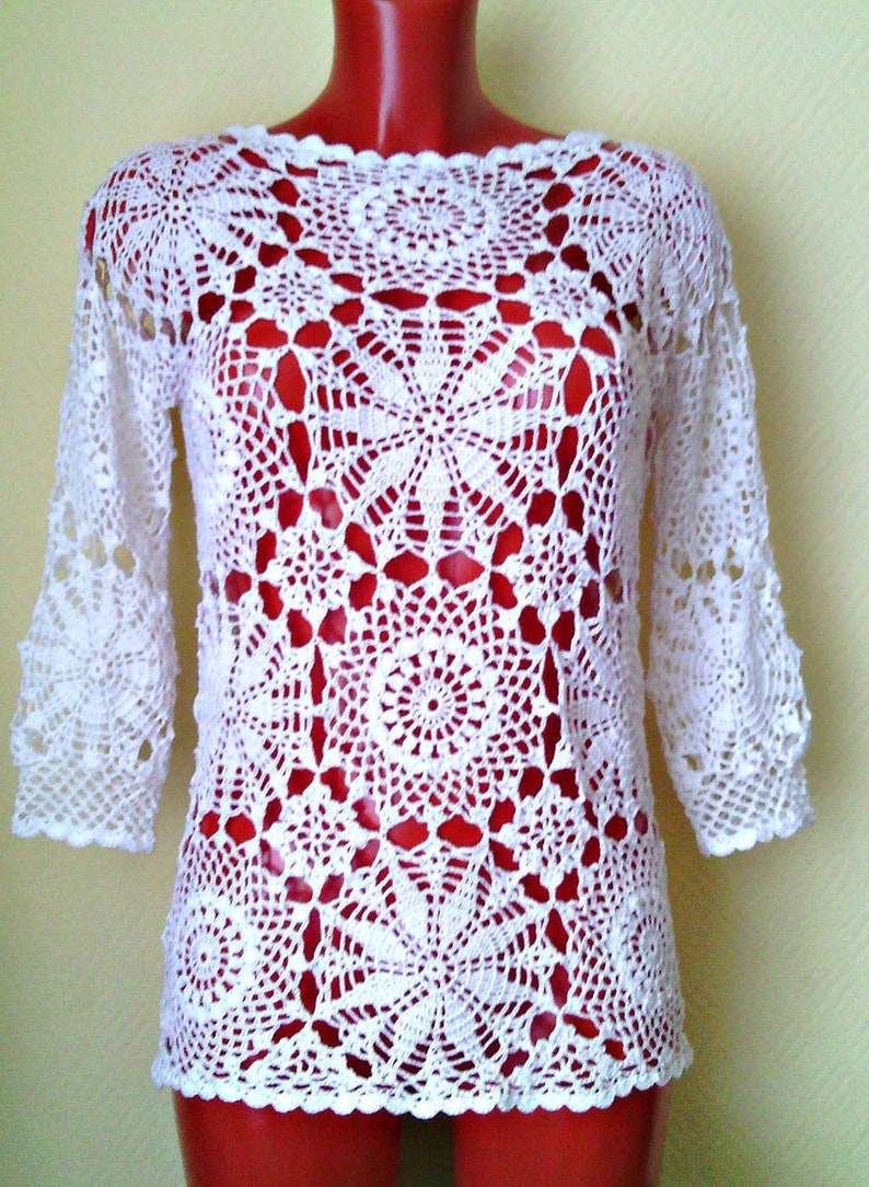 handmade clothes crochet summer clothing crochet blouse crochet clothing cotton blouse crochet fashion beachwear organic clothing
