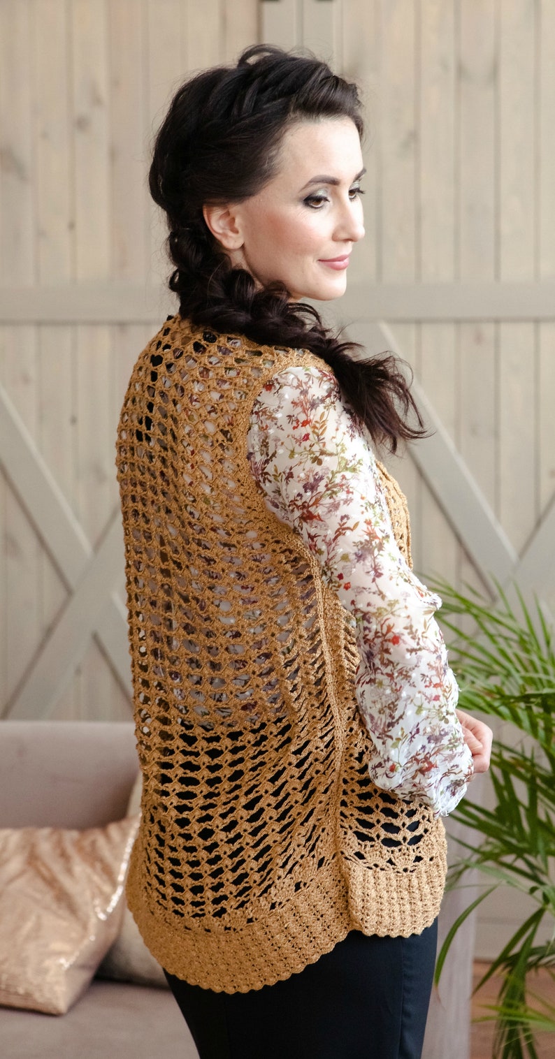 Crochet Clothing Crochet Vest Crochet Fashion Beach Wear Etsy