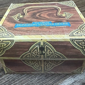 TSR AD y D The Official Dungeon Master Decks Juego de accesorios de juego n.° 9403 1993 DnD