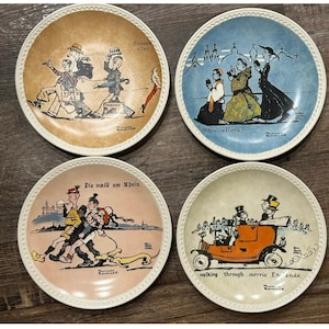 Norman Rockwell Set of (4) collector plates - “On Tour” series 1983-84 vintage