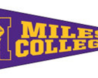 Miles College Wool Felt Pennant