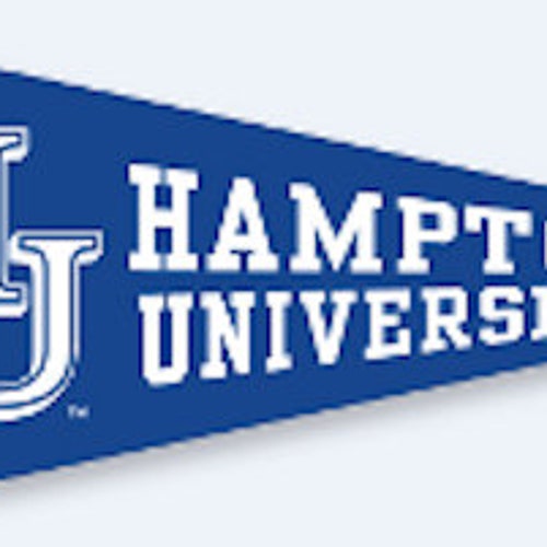 Hampton University Wool Felt Pennant Etsy