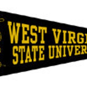 West Virginia State University Wool Felt Pennant