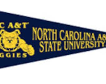 North Carolina A&T State University Wool Felt Pennant