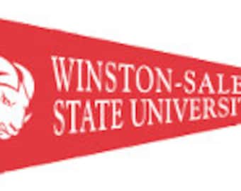 Winston Salem State University Wool Felt Pennant