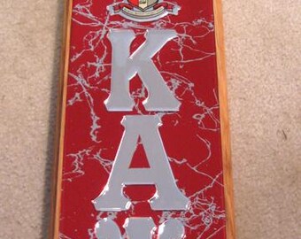 Kappa Alpha Psi Fraternity Domed Paddle