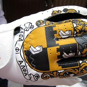 Alpha Phi Alpha Fraternity Crest Golf Glove - Size XL ONLY