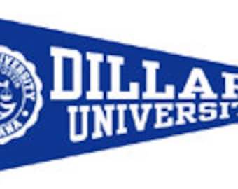 Dillard University Wool Felt Pennant