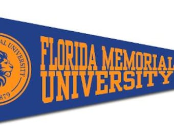 Florida Memorial University Wool Felt Pennant