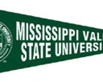Mississippi Valley State University Wool Felt Pennant
