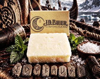 Viking Ice | Cooling Soap | Peppermint, Birch, Sea Salt
