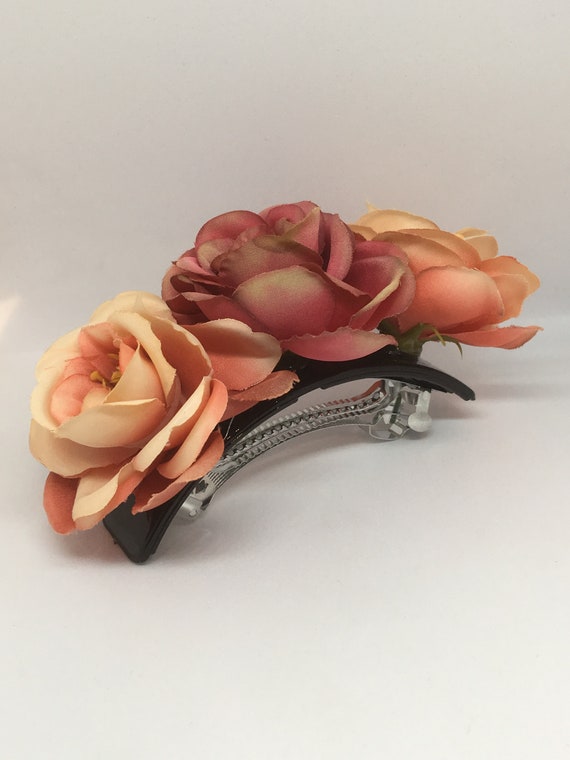 Hair Clip Floral Decorations Hair Accessories Flower Girls Etsy
