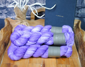 Cornflower Purple 100% SW Merino Bulky Yarn