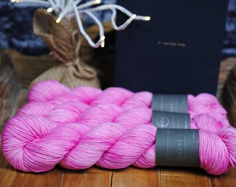 Party Girl Pink SW 75/25 Merino/Nylon Blend Yarn DK