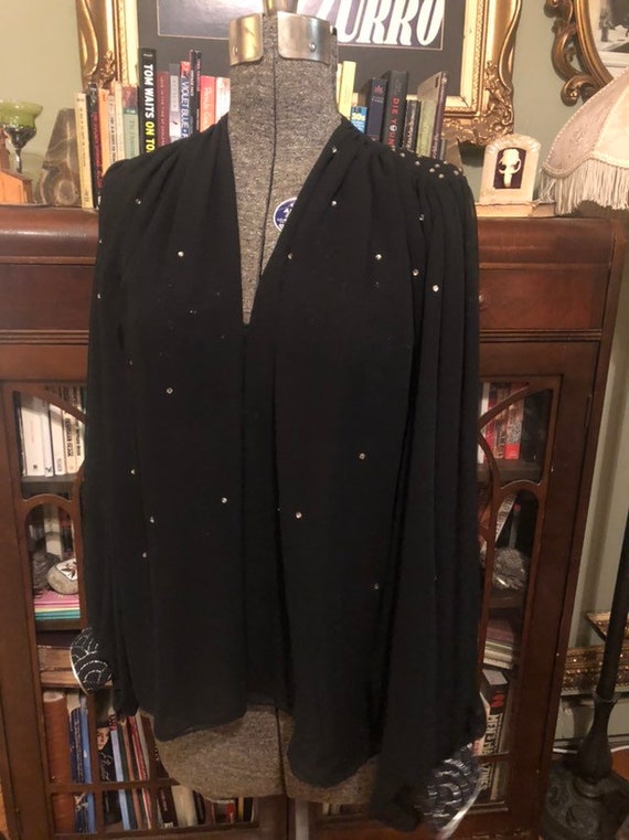 Vintage Sheer Wayne Clark for Aliene Marelle Blous