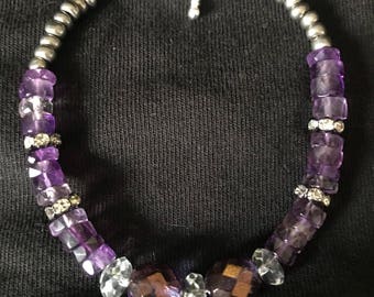 Amethyst beaded bracelets
