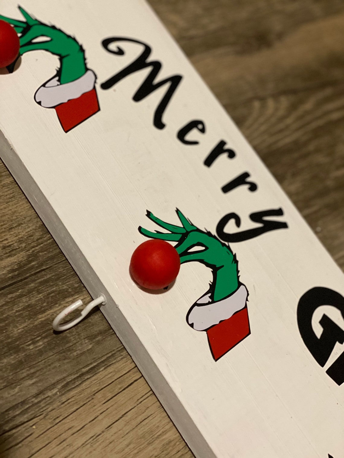 The grinch Christmasstocking holder Etsy