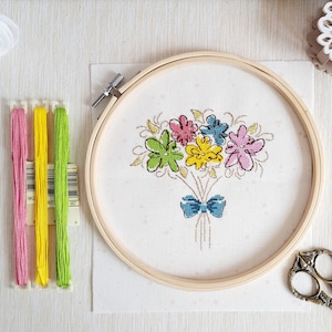 Bouquet of Flowers Cross Stitch Pattern - Cross Stitch Chart - PDF Instant Download - Artmishka - PK