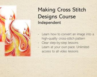 Making Cross Stitch Designs Course. Independent - How to Make Your Own Cross Stitch Pattern Tutorial