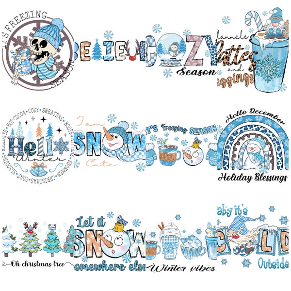 20+Popular Blue Winter PNG Bundle,Popular PNG Files,png Files for Cricut,png for Shirts,Flower png,png for cup,interesting png