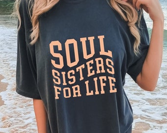 Bff Shirt Bestie Shirts Soul Sister Gift Wedding Gift For Soul Sister Bestie Gift Bestfriend Birthday Gift Bestie Tshirt Bridesmaid Shirt