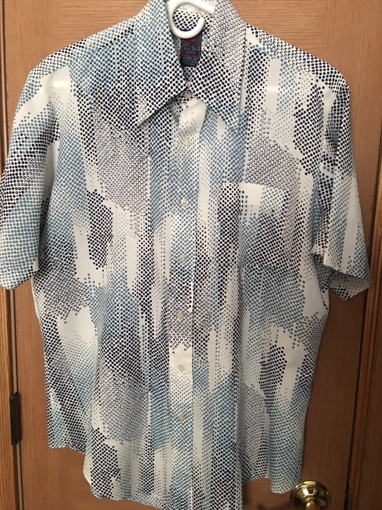Vintage 70s Short Sleeve Button up 