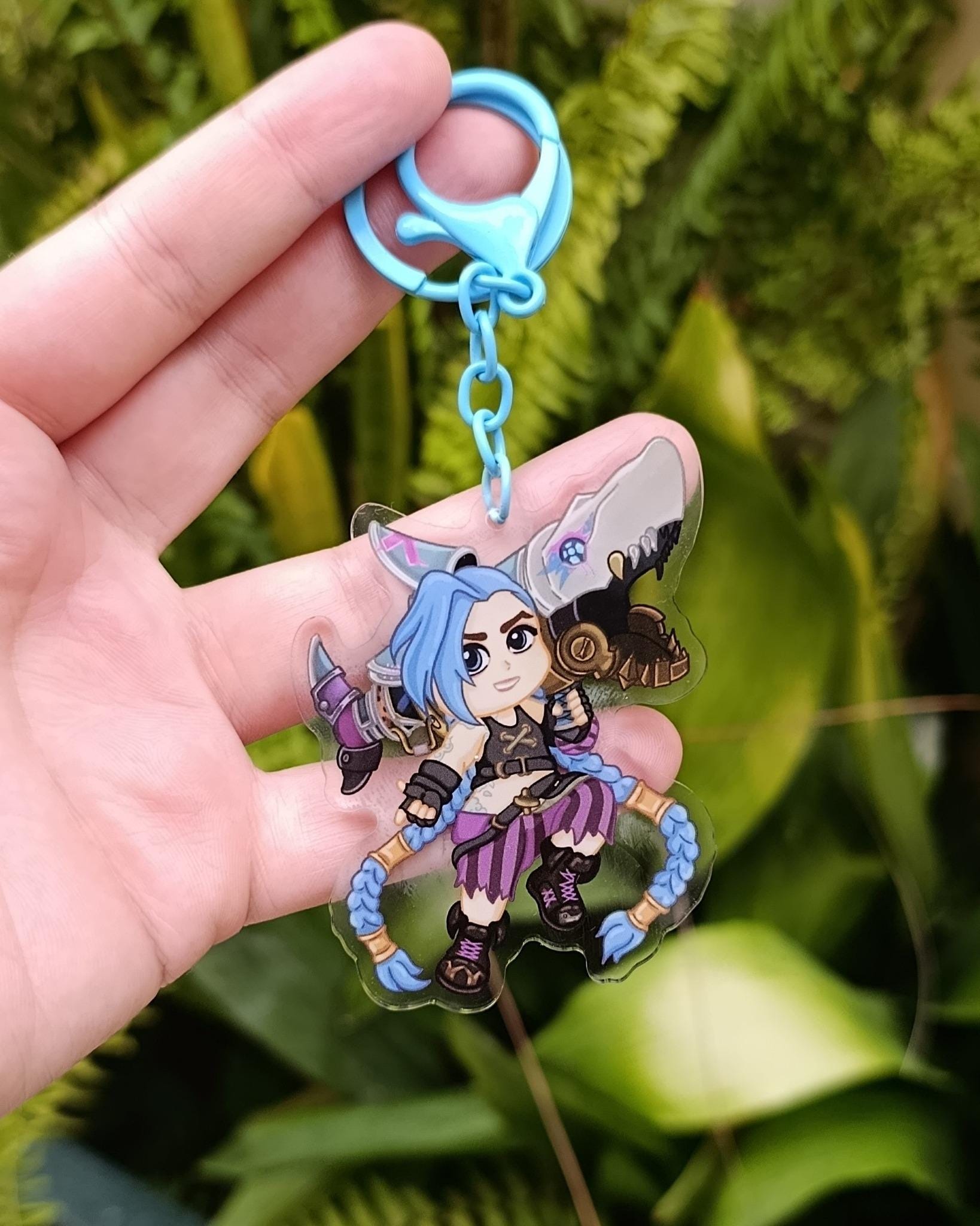 Jinx Keychain Lol Keychain Jinx Air Freshener