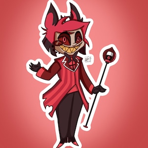 Hazbin Hotel - Alastor Sticker