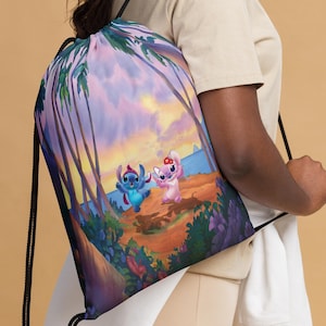 All-Over Print Customized Drawstring Backpack – Your Design, Your Style, Worldwide Shipping