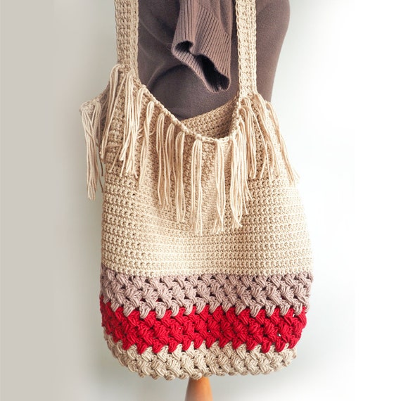 crochet fringe bag pattern